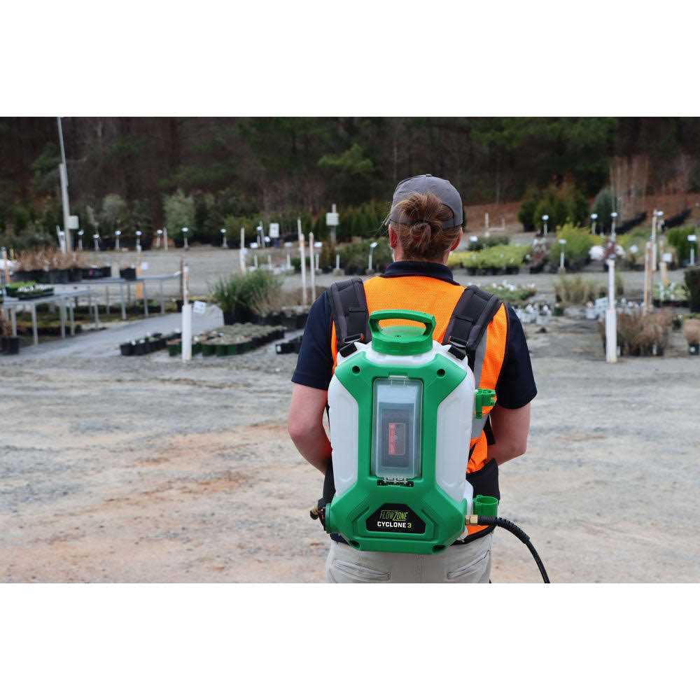 FlowZone Cyclone 3 Battery Powered Backpack Sprayer