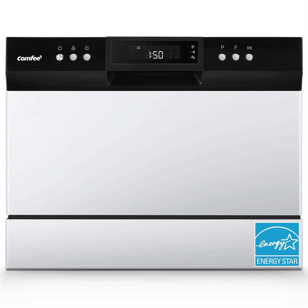 COMFEE’ Countertop Dishwasher Energy Star Portable Dishwasher 6 Place Settings