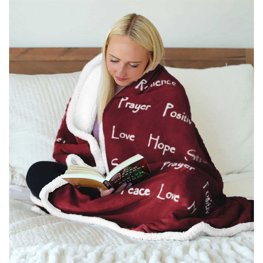 WOLF CREEK BLANKET Compassion Blanket Blanket Strength Courage Super Soft Warm Hugs