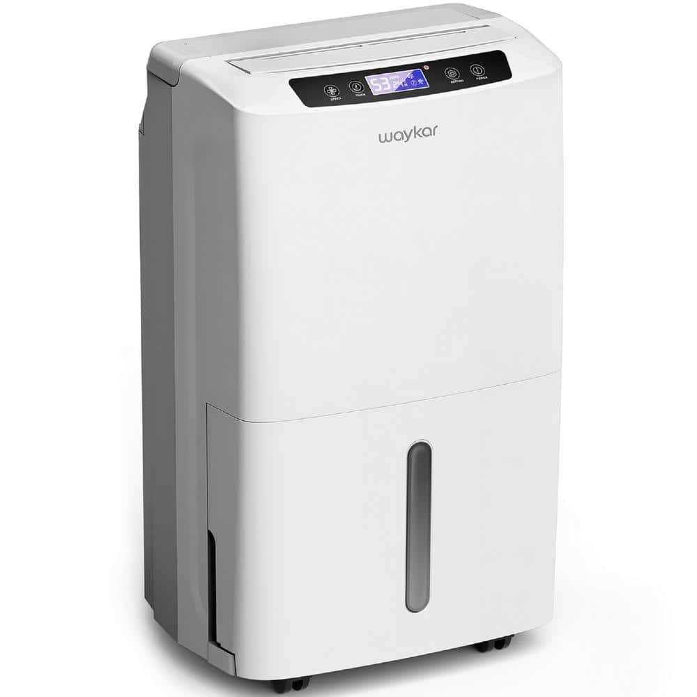 Waykar 2000 Sq. Ft Dehumidifier for Home and Basements with Auto or Manual Drainage
