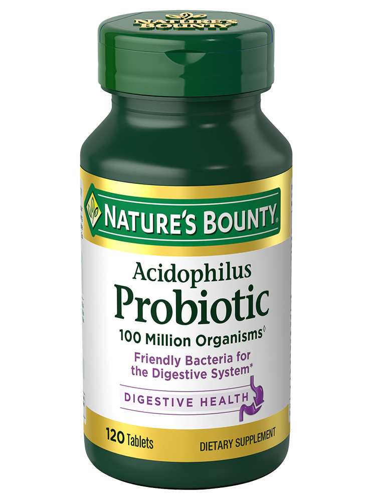 Nature's Bounty Acidophilus Probiotic, 120 Tablets