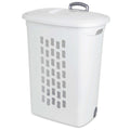 Sterilite Wheeled Hamper White