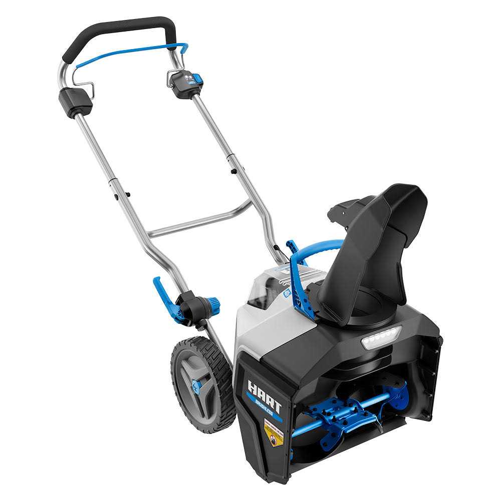 Hart 40-Volt 18-inch Battery-Powered Brushless Snow Thrower Kit