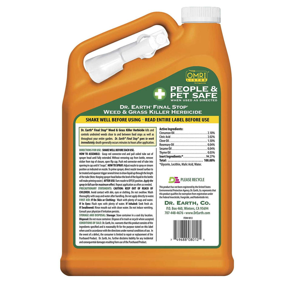 Dr. Earth Final Stop Weed & Grass Killer Herbicide