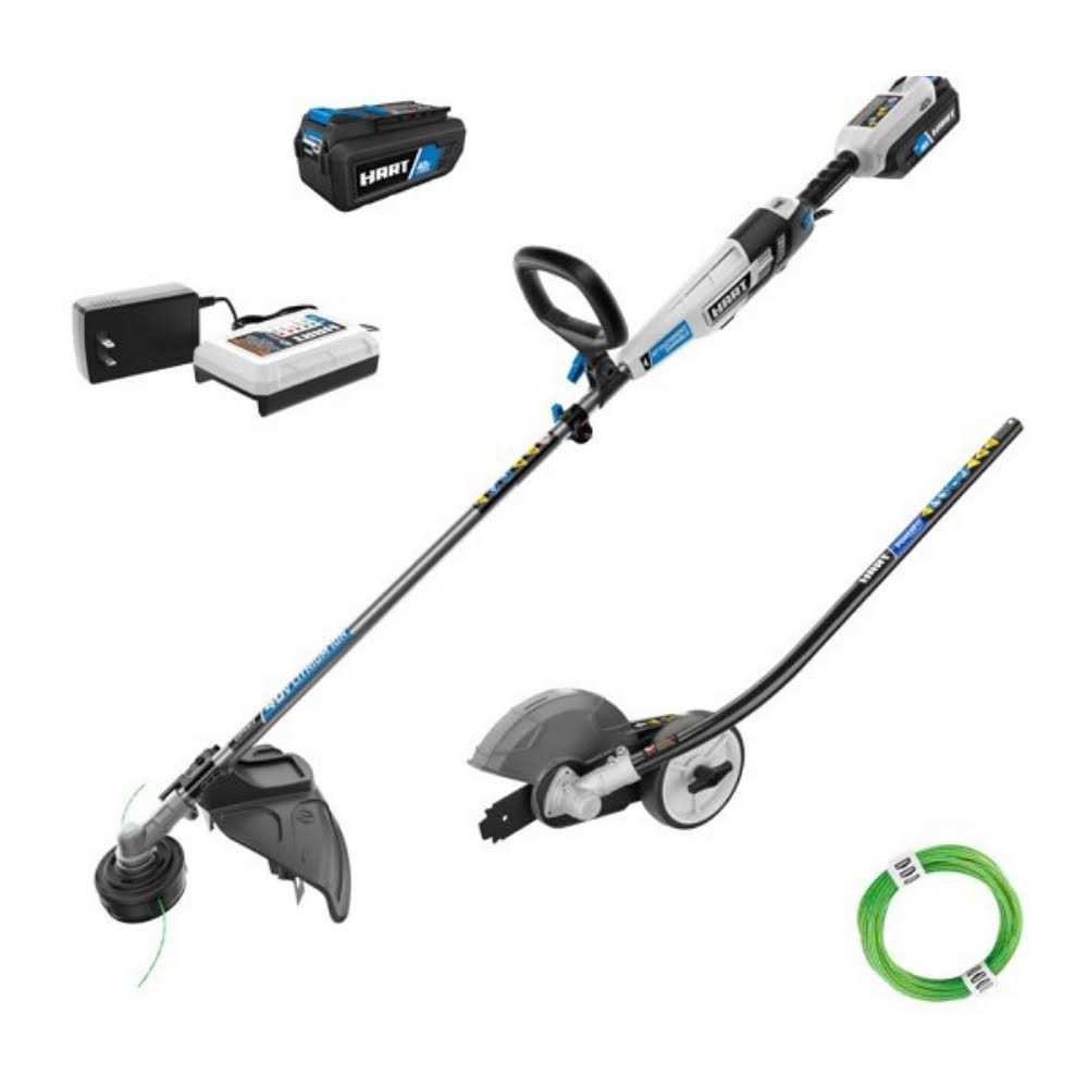 Hart 40-Volt Cordless Attachment Capable 15-inch String Trimmer Kit