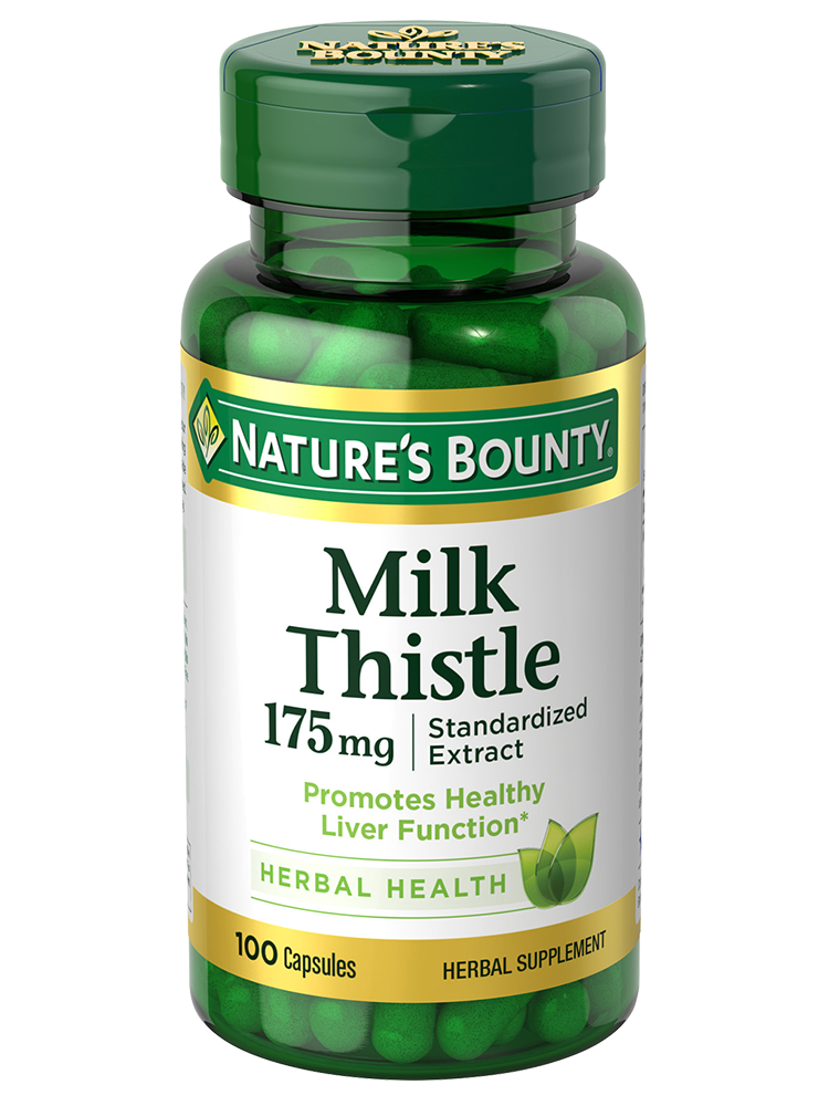Nature's Bounty Milk Thistle, 175 mg, 100 Capsules