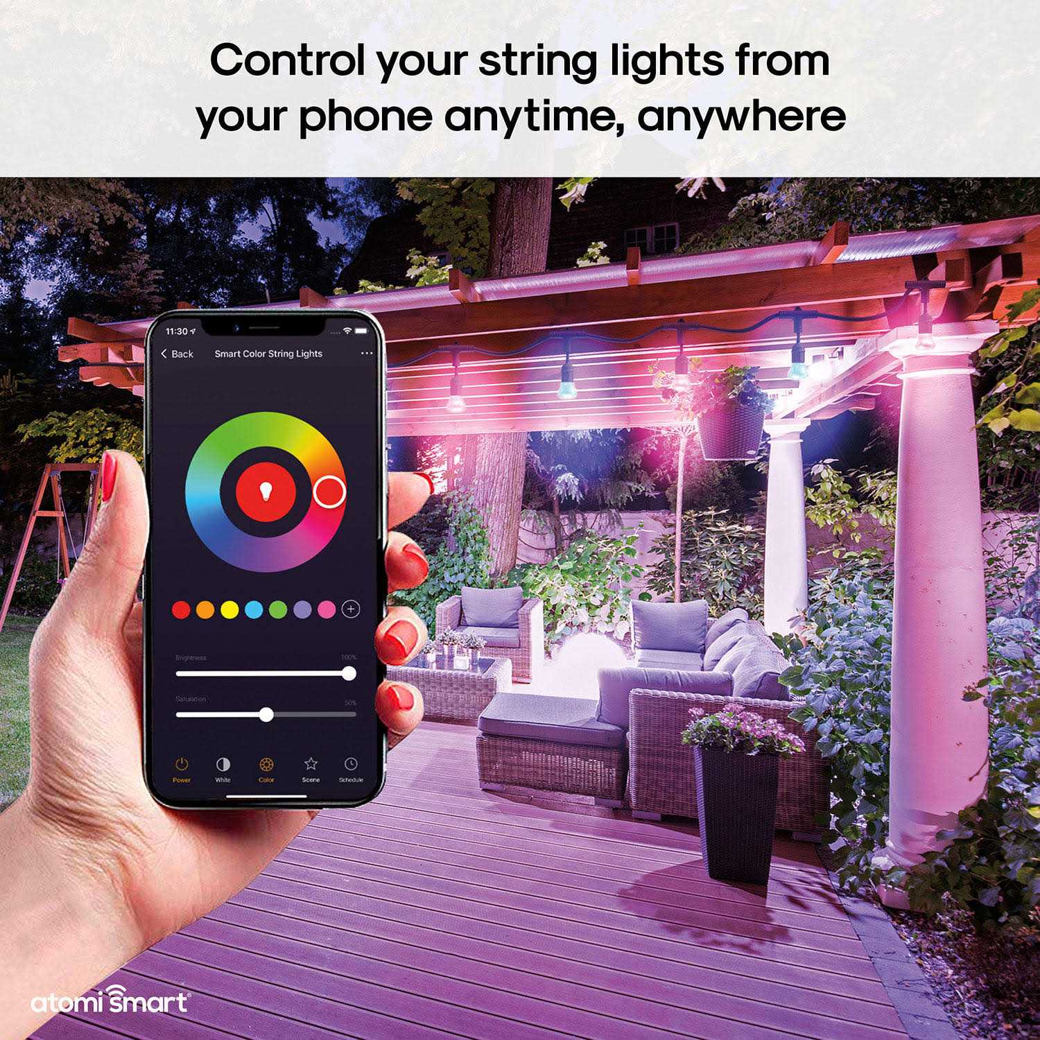Atomi Color Smart LED String Lights