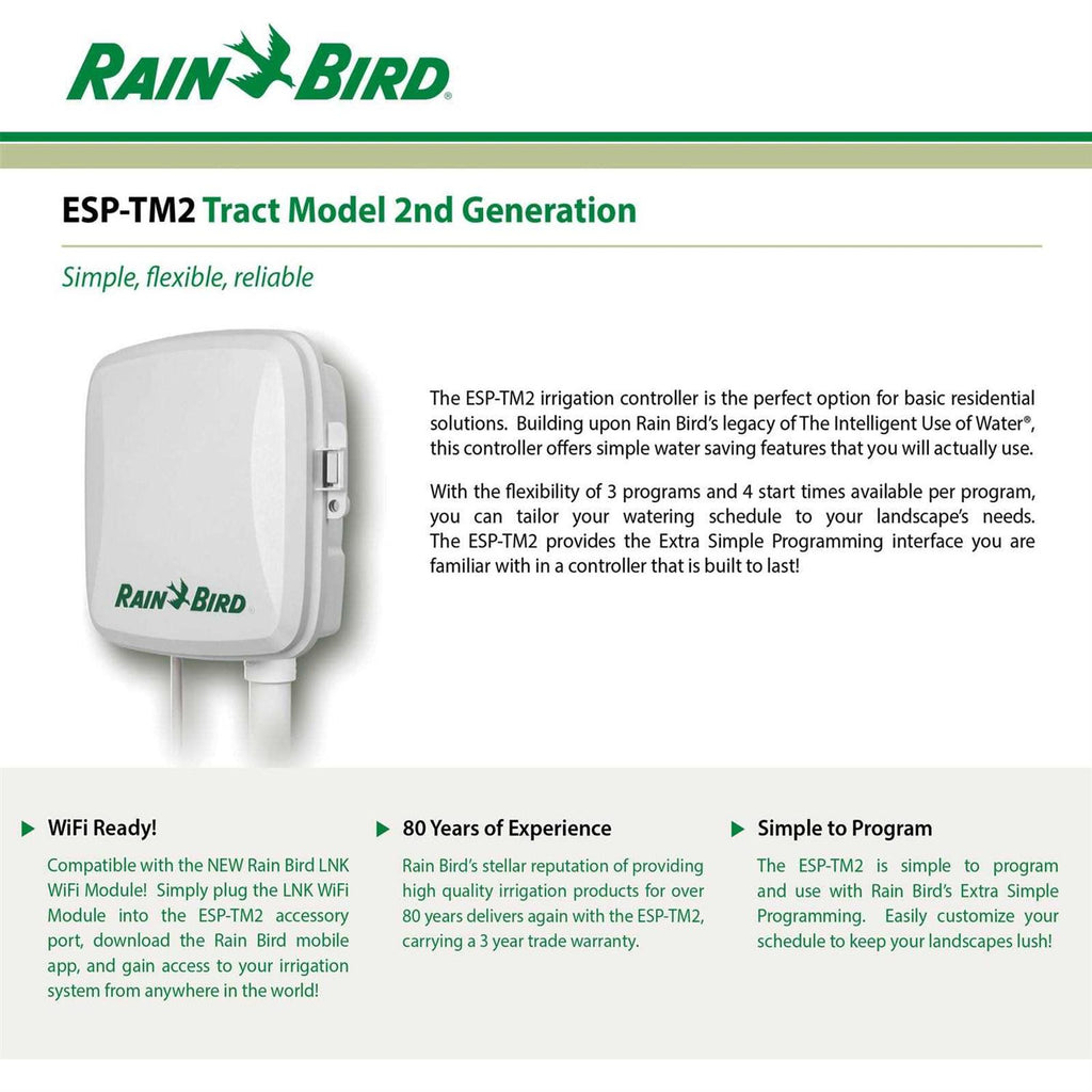Rain Bird ESP-TM2 Irrigation Controller