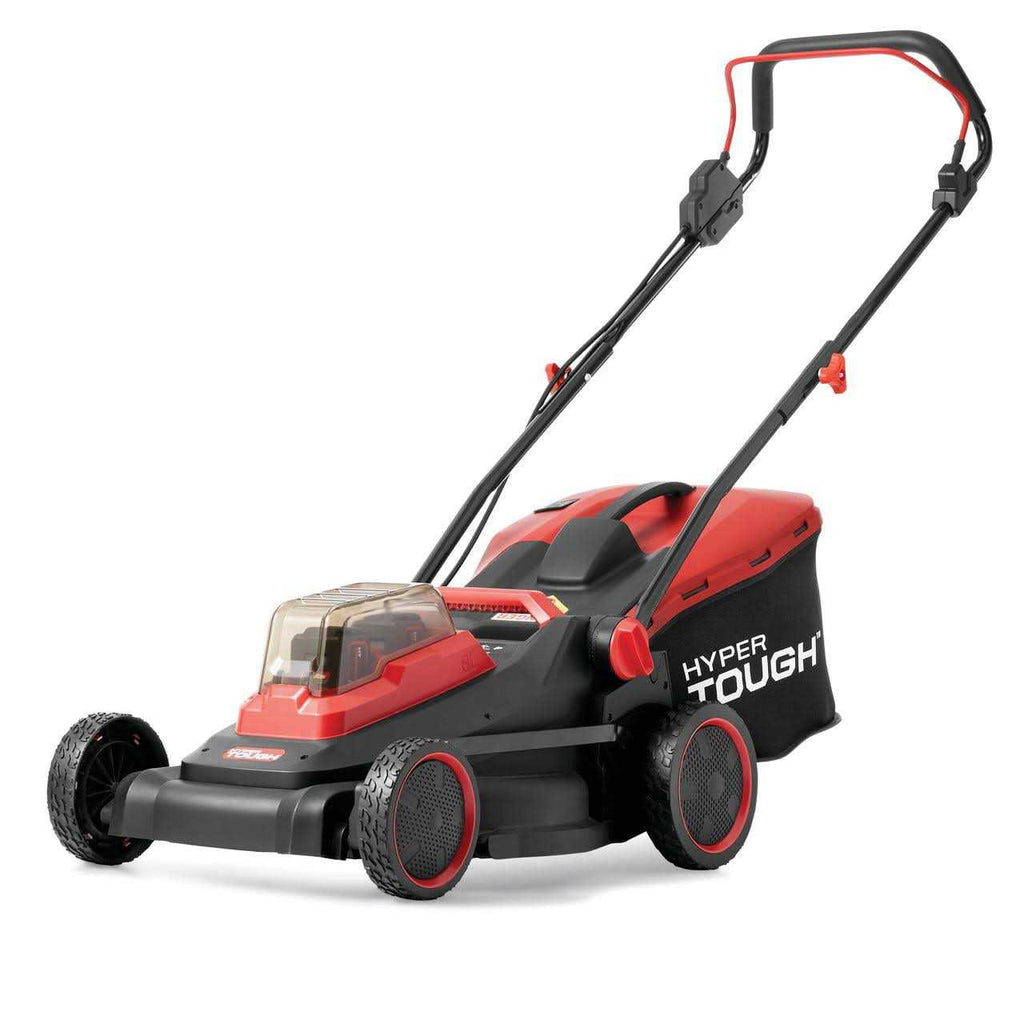Hyper Tough 40V 18-inch Battery Powered Brushless Push Mower Kit