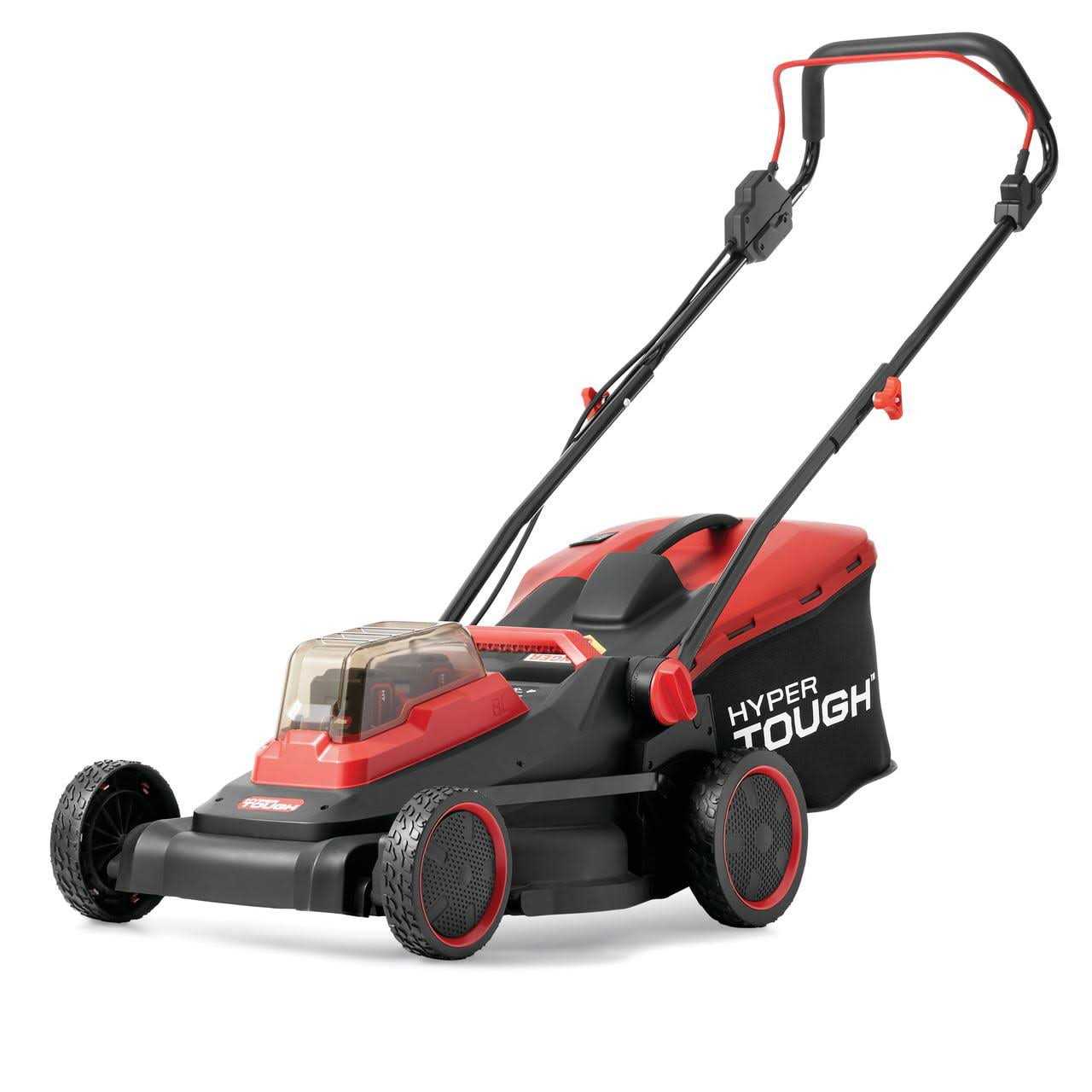Hyper Tough 40V 18-inch Battery Powered Brushless Push Mower Kit