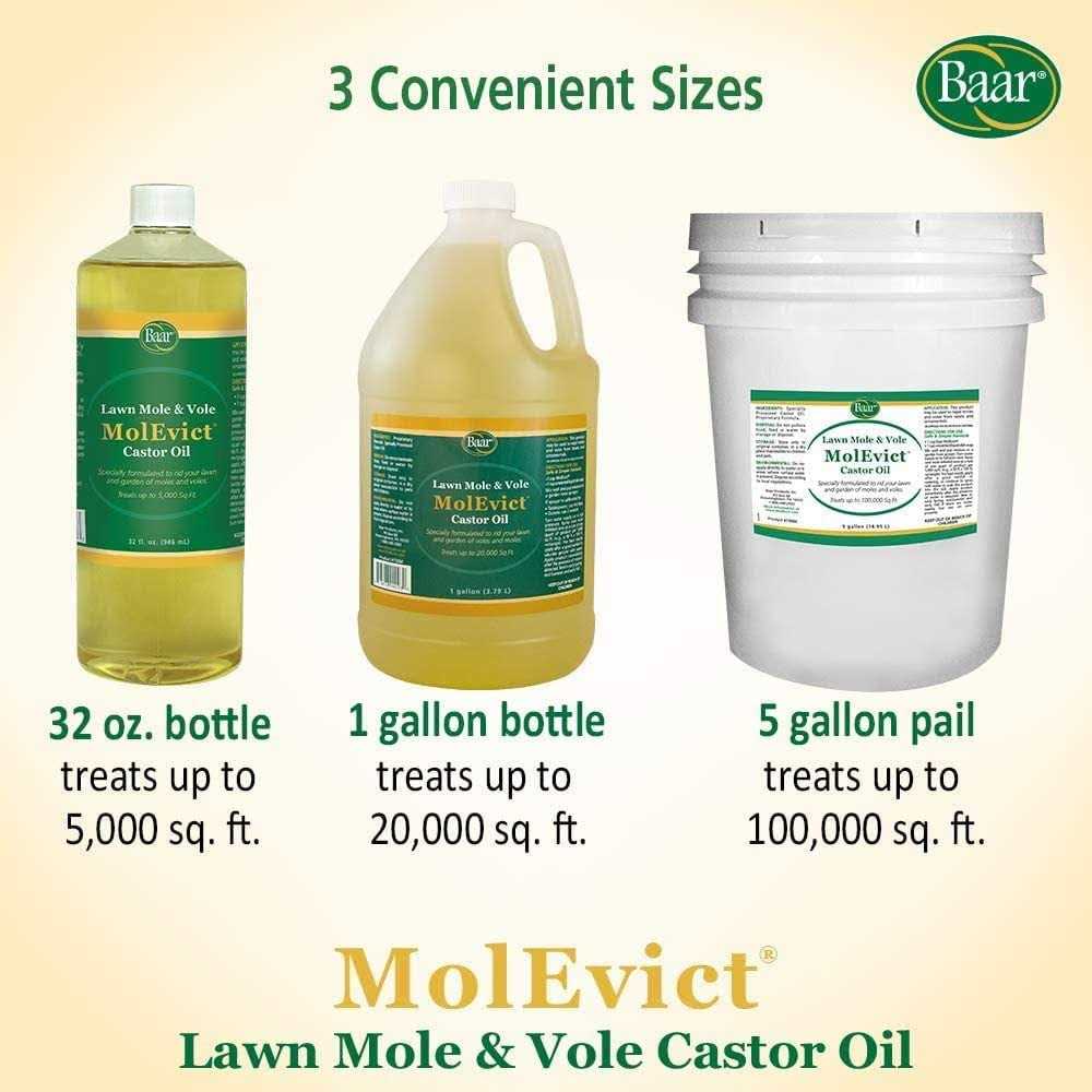 Baar Lawn Mole Castor Oil