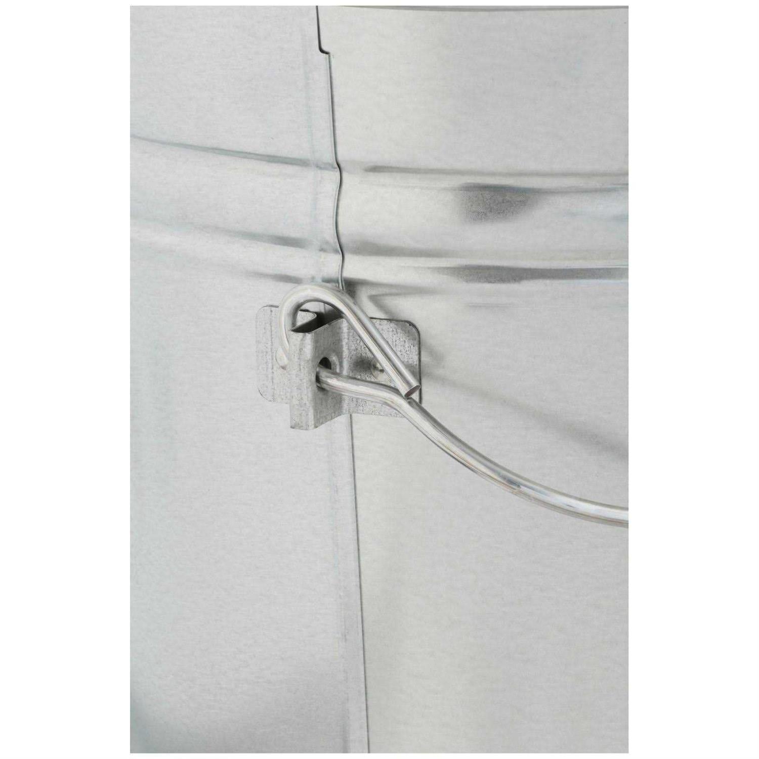 Behrens Galvanized Steel Locking Lid Can