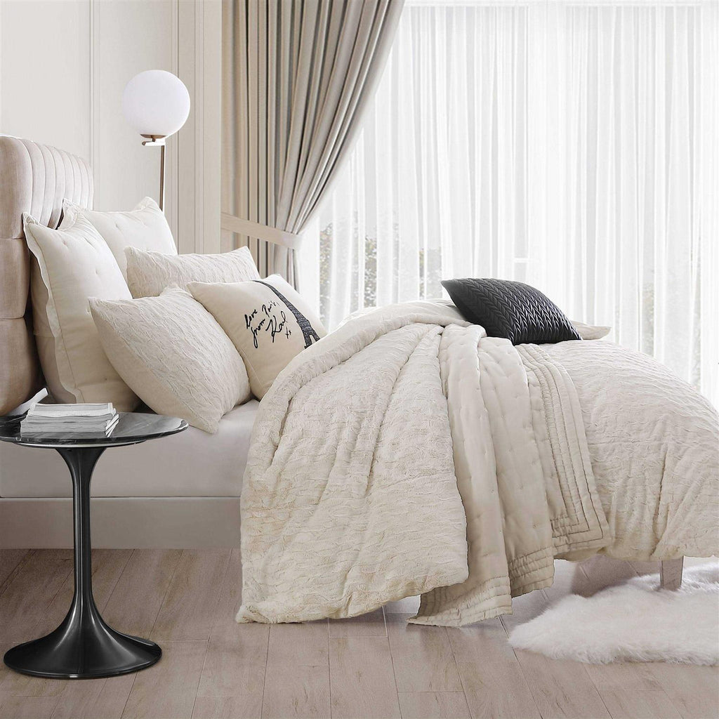 Karl Lagerfeld Paris Heavenly Faux Fur Set