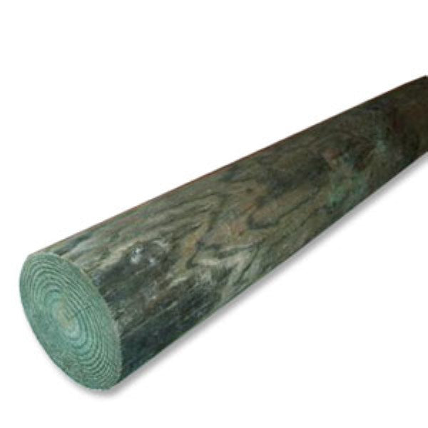 4″X6.5′ #2 Treated Round Fence Post