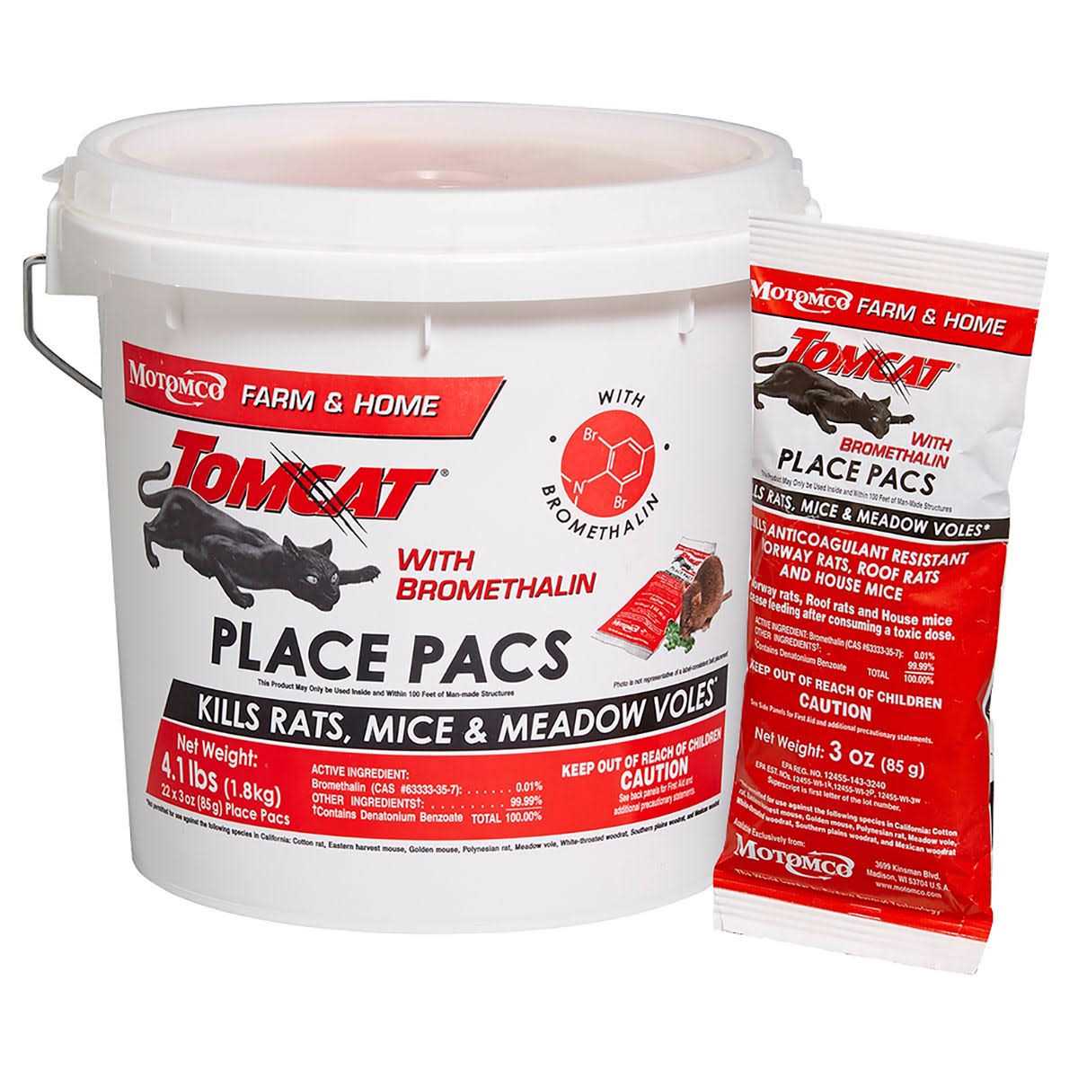 Tomcat with Bromethalin Meal Bait
