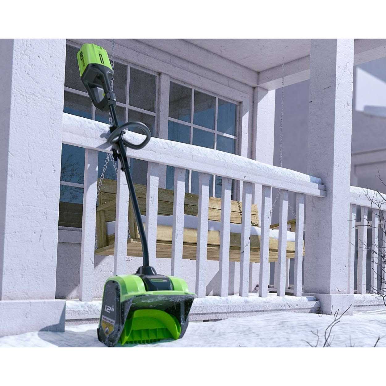Greenworks 60V 12-in Cordless Battery Brushless Snow Shovel 2608602