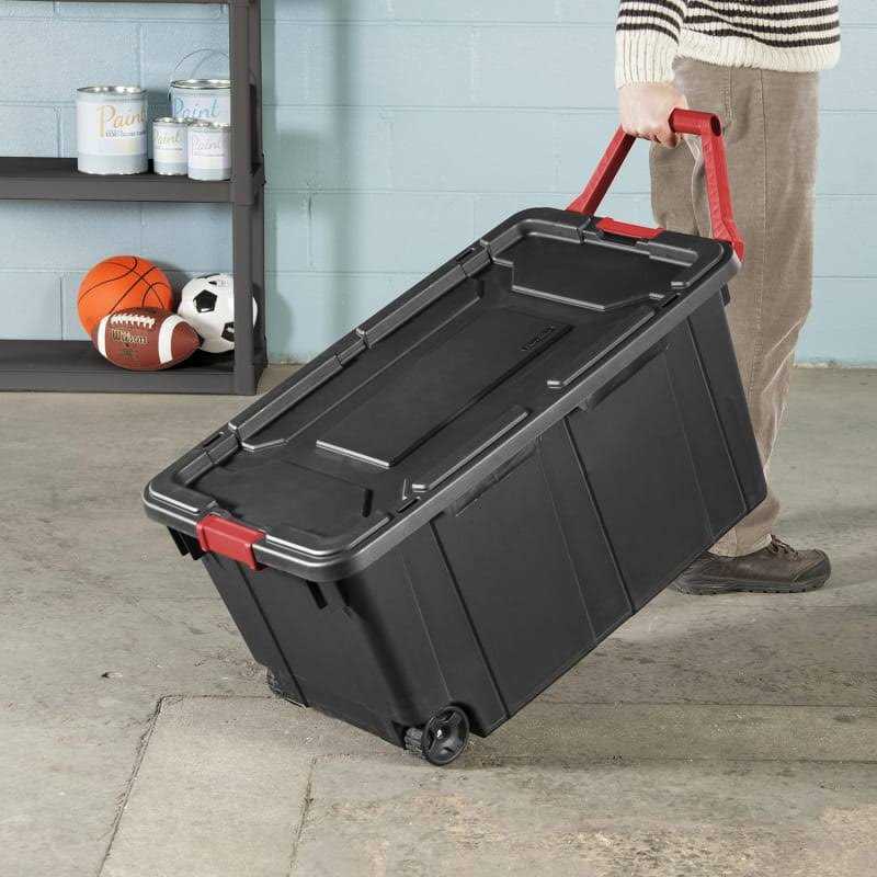 Sterilite 40 Gallon Wheeled Industrial Tote