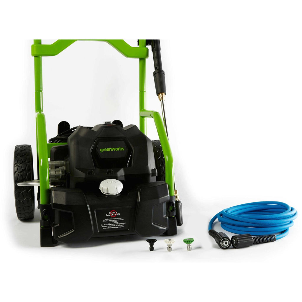 Greenworks 2000 PSI 1.2 GPM Electric Pressure Washer with 25 Foot Hose