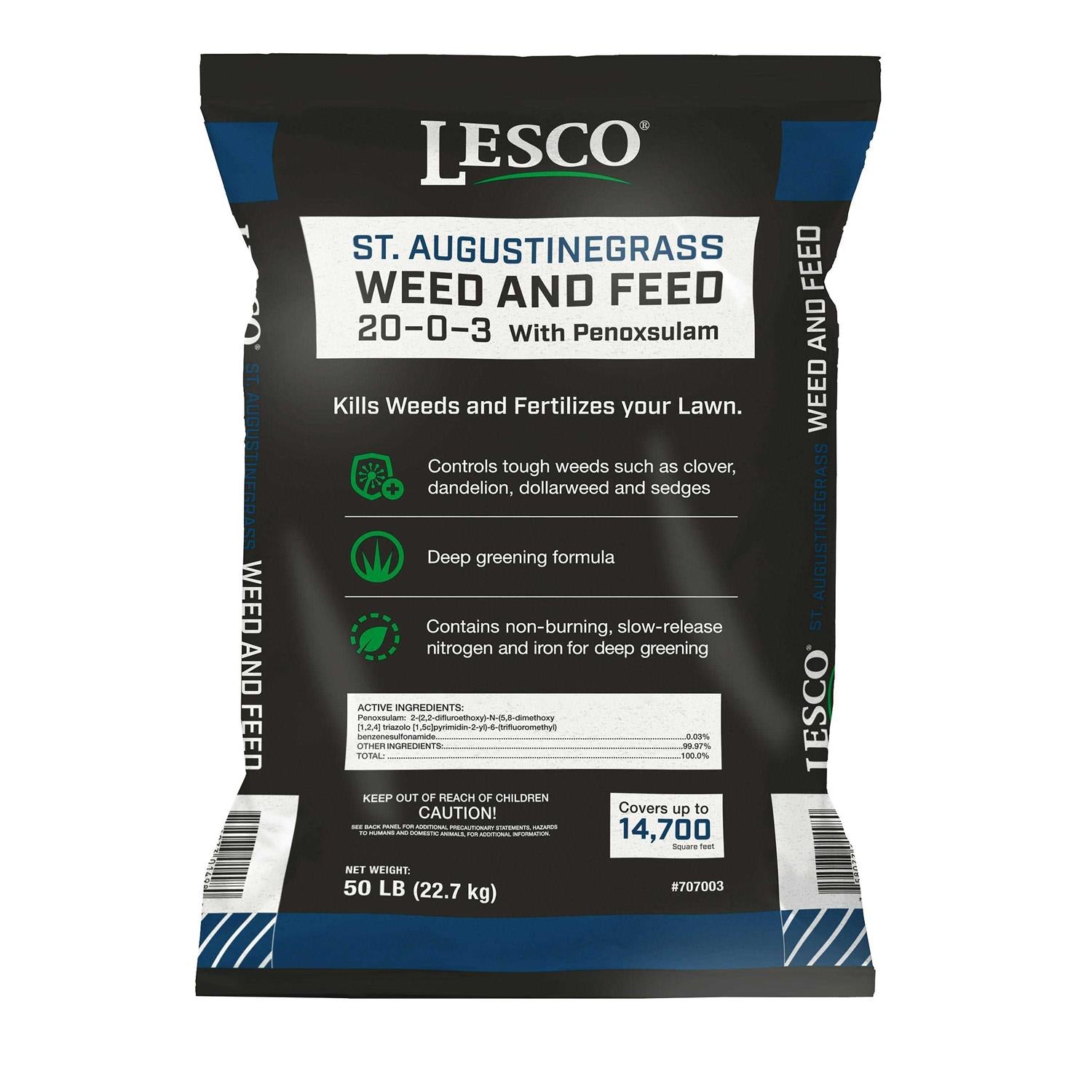 Lesco 14700-sq ft 20-0-3 Weed & Feed 707003