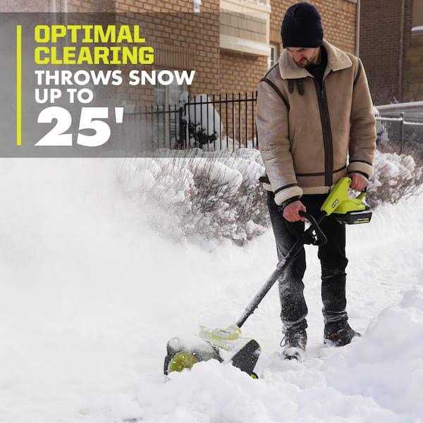 RYOBI 40V 12 Cordless Electric Snow Shovel