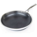 HexClad Hybrid Stainless Steel Frying Pan