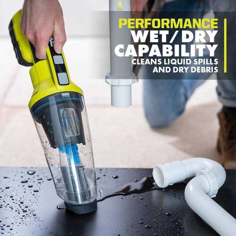 RYOBI ONE+ 18V Cordless Wet/Dry Hand Vacuum