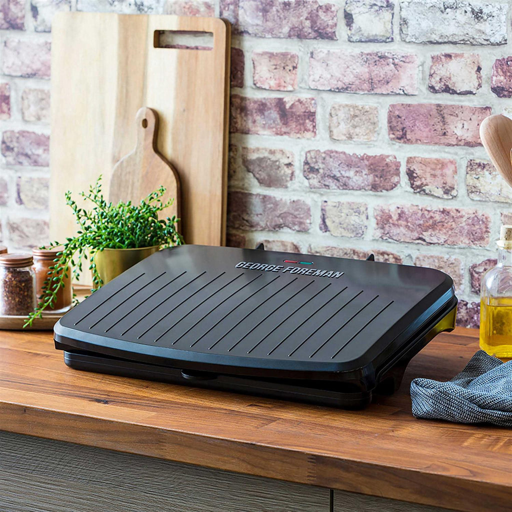 George Foreman 9-Serving Classic Plate Electric Indoor Grill and Panini Press