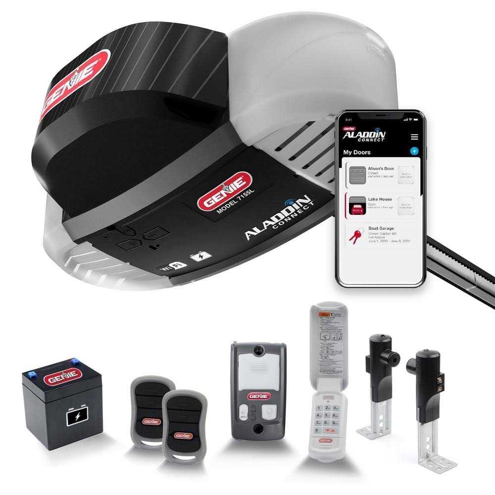 Genie 1-1/4 HPC Belt Drive Smart Garage Door Opener with Battery Backup and LED