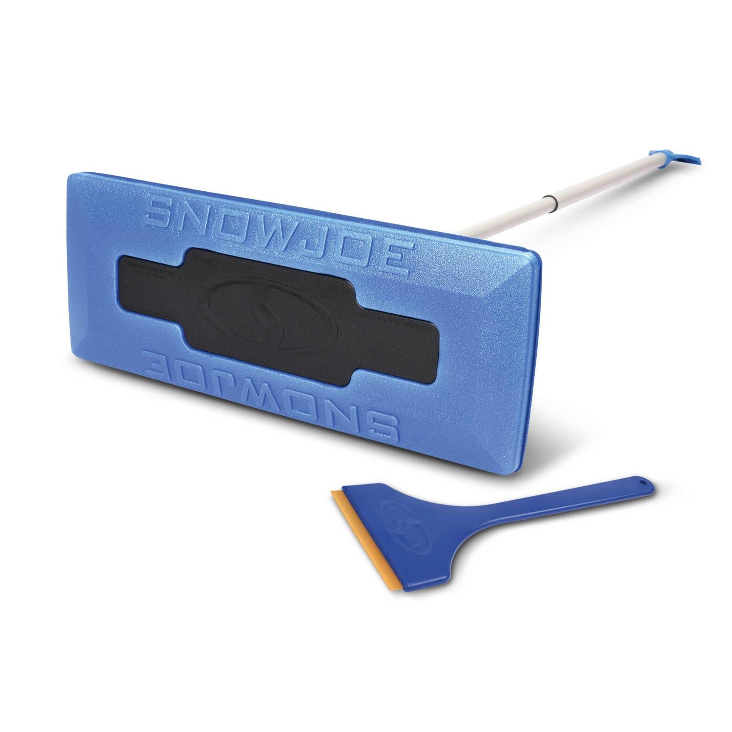 Snow Joe 2-in-1 Telescoping Snow Broom + Ice Scraper