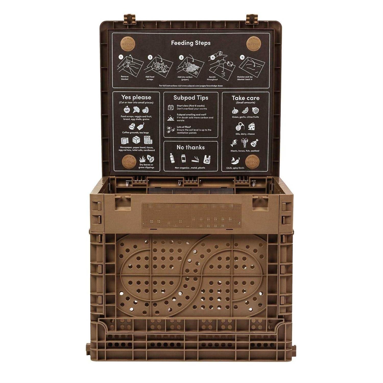 Subpod Mini Compost Bin and Worm Farm