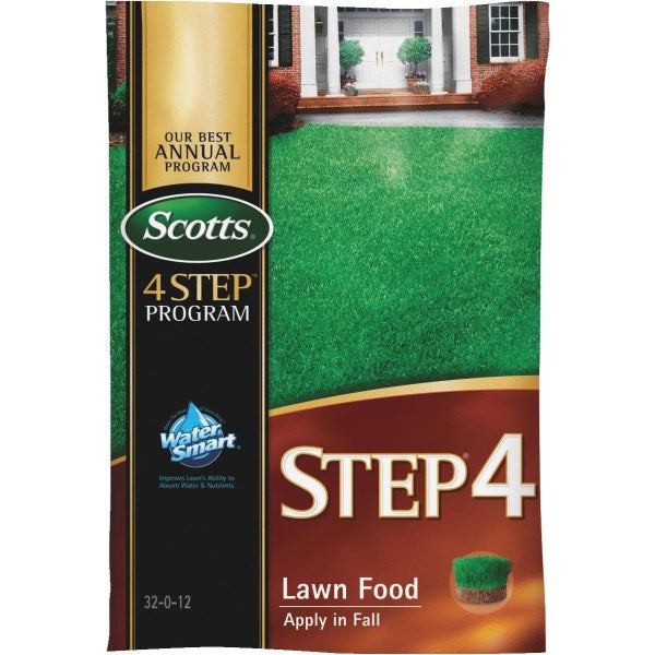 Scotts 4-Step Program Step 4 12.50 Lb. 5000 Sq. Ft. 32-0-12 Fall Lawn Fertilizer