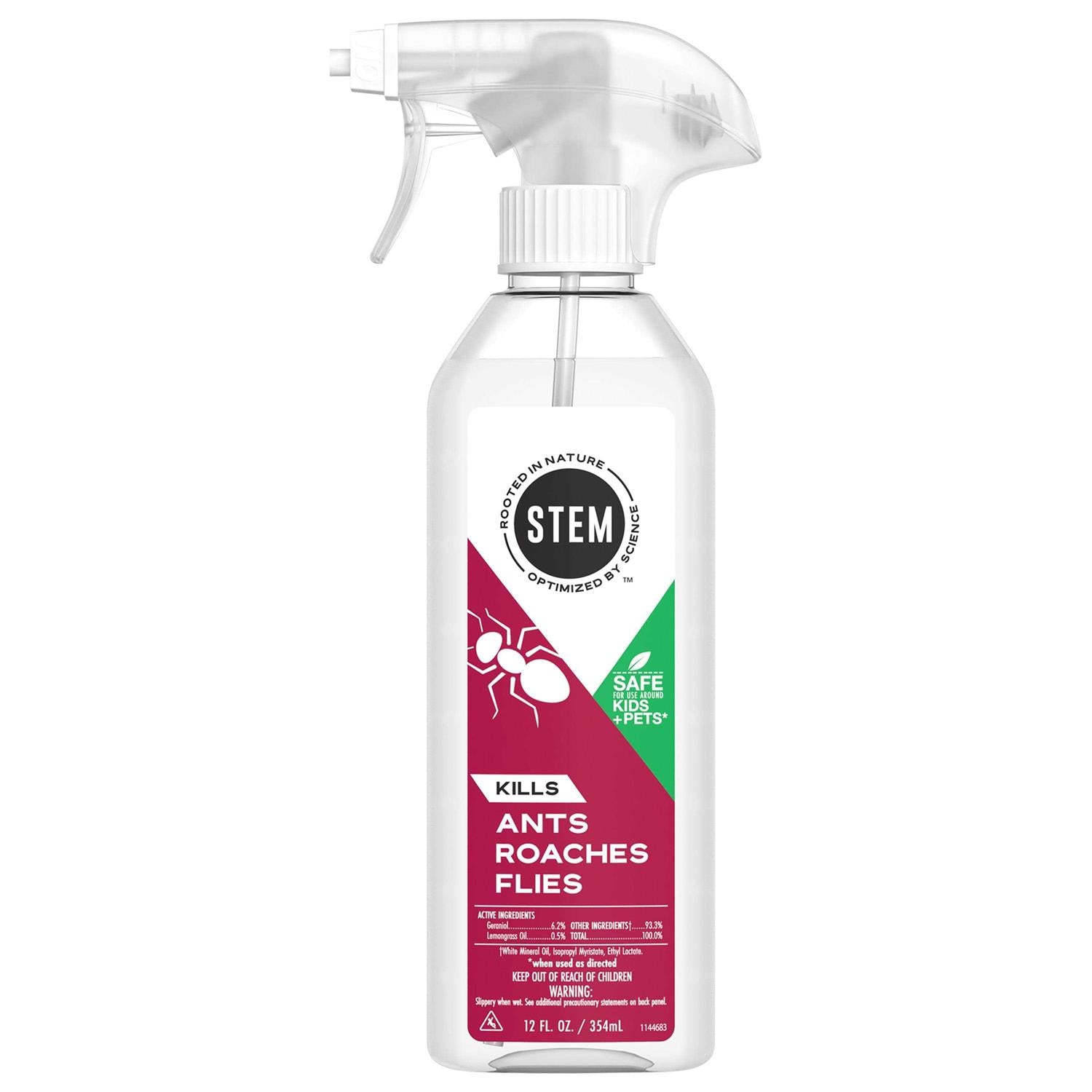 Stem Kills Ants, Roaches And Flies Plant-Based Indoor & Outdoor Bug Spray