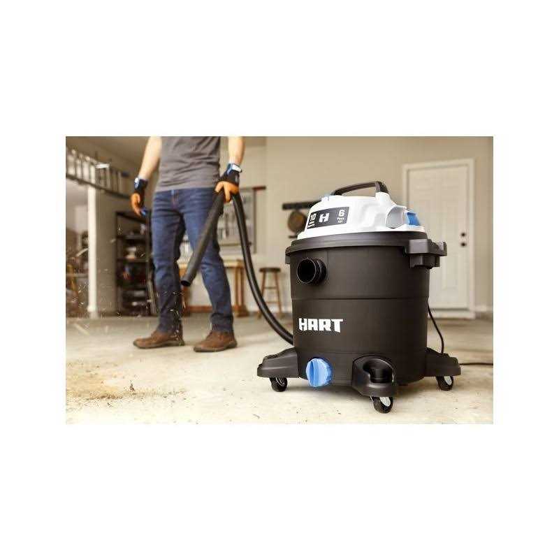 Hart 16 Gallon 6 Peak HP Poly Wet/Dry Vacuum VOC1612PF 3701