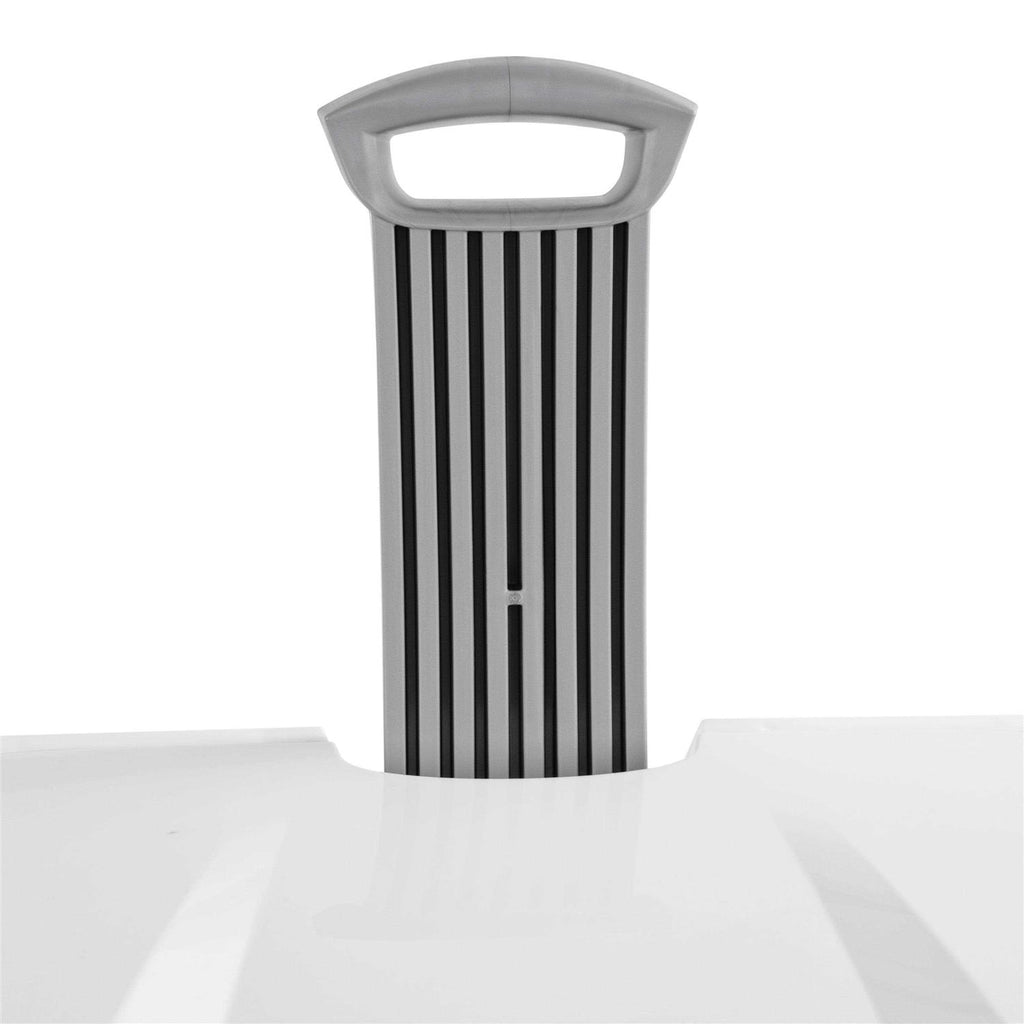 Sterilite Wheeled Hamper White
