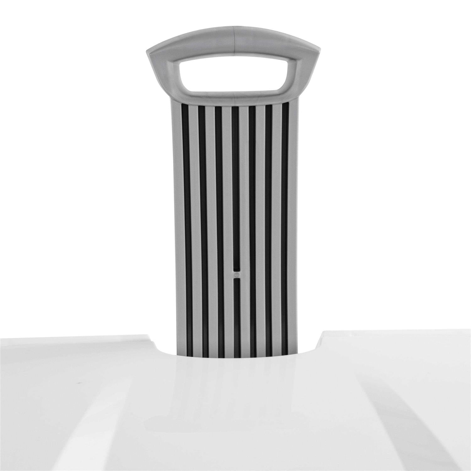 Sterilite Wheeled Hamper White
