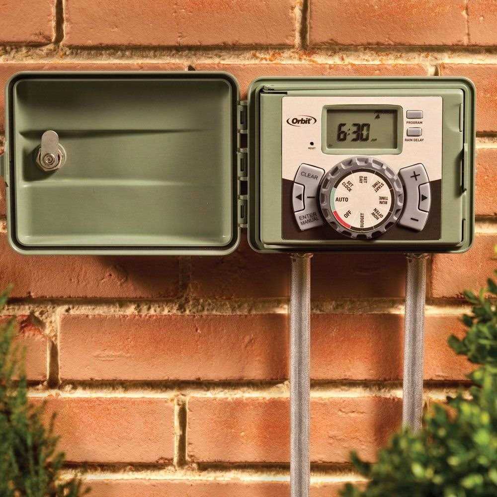 Orbit 57894 4-Station Easy-Set Logic Indoor/Outdoor Sprinkler Timer