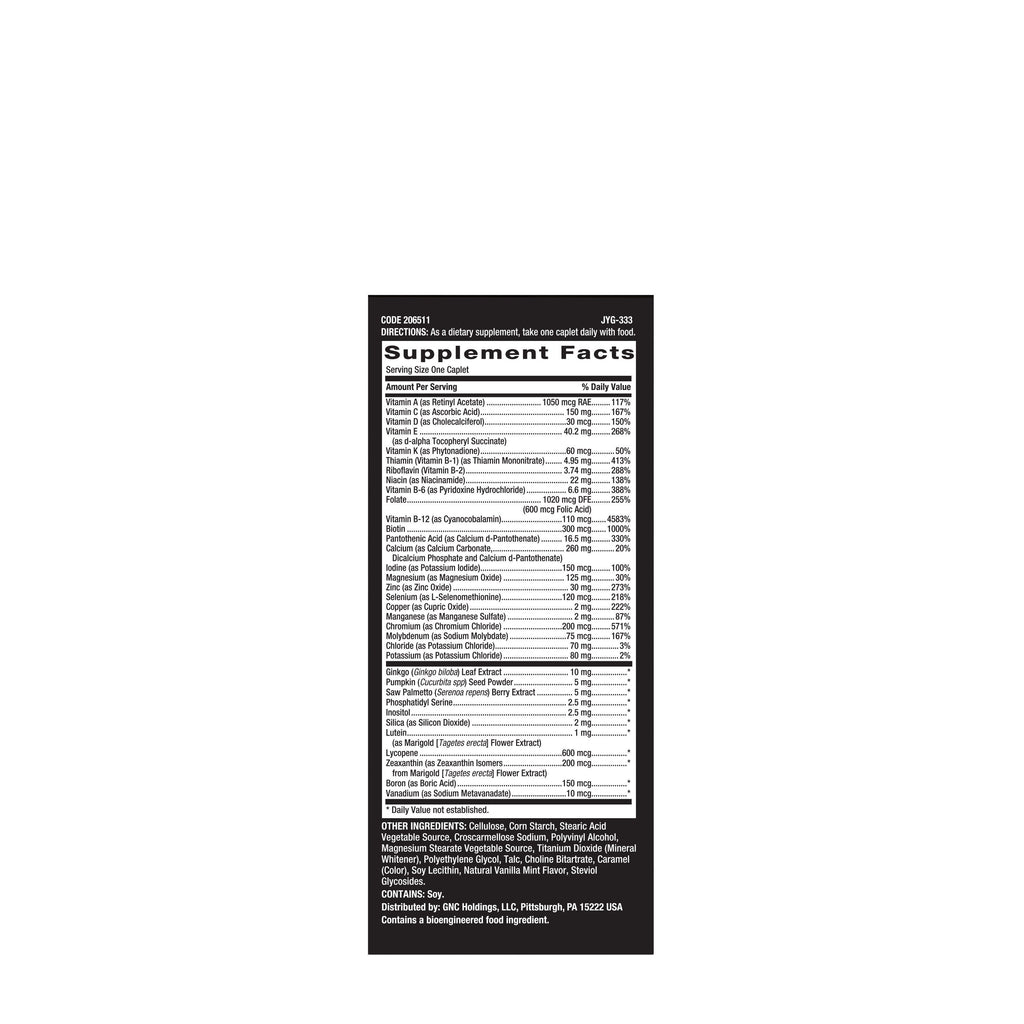 GNC Mega Men® 50 Plus One Daily - 60 Caplets (60 Servings)