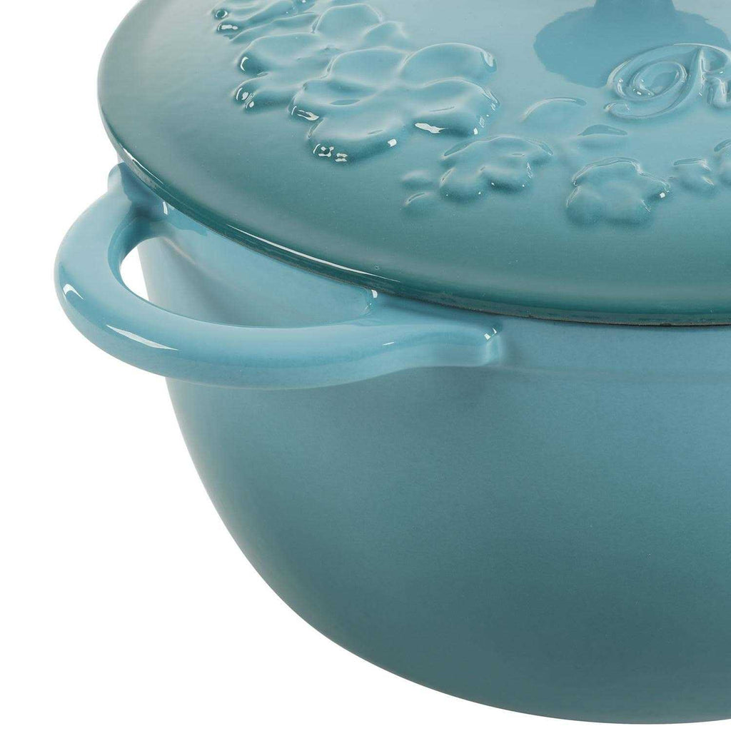 The Pioneer Woman Timeless Beauty Enamel on Cast Iron 6-Qt Dutch Oven