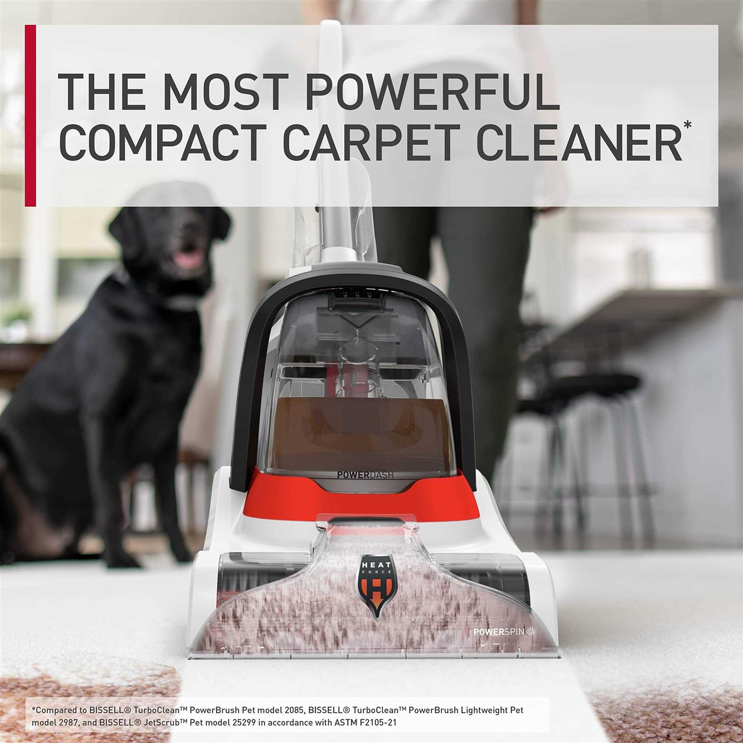 Hoover PowerDash Pet+ Lightweight Compact Carpet Cleaner FH50751