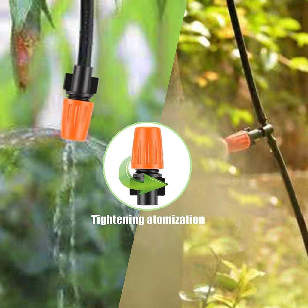 Garden Automatic Irrigation System 164FT 200 Pack Drip Irrigation Kit 1/4 Blank Distribution Tubing Watering Drip Kit Automatic Irrigation