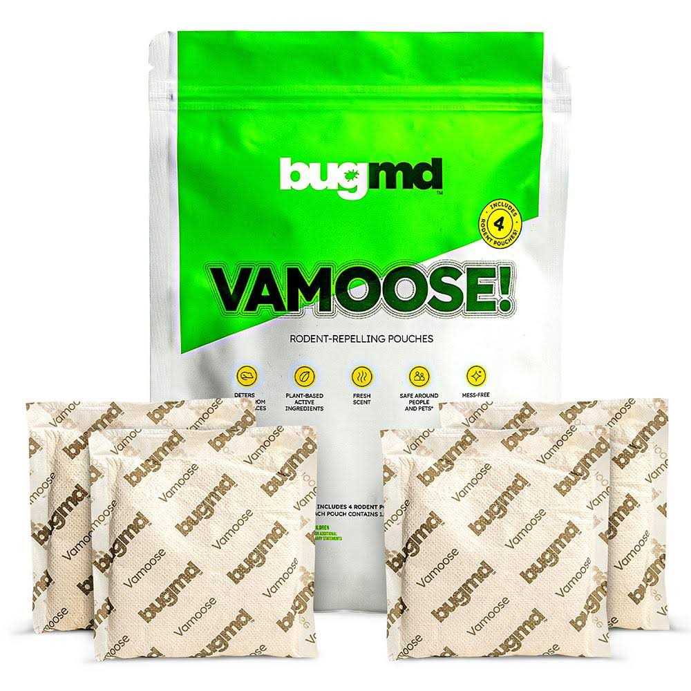 Bugmd Vamoose Rodent Repellent Pouches Rat Mouse Deterrent