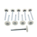 ABN Quiet Garage Door Rollers Nylon Door Wheels Replacement Garage Roller