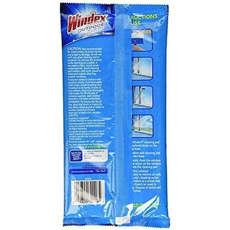 Windex Outdoor All-In-One Refill Pads