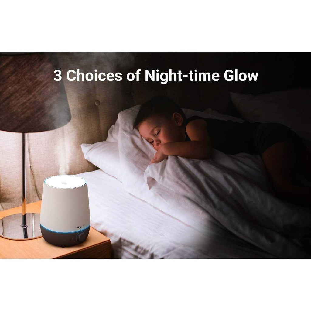 Winix L61 0.6 Gallon Ultrasonic Humidifier with Night Mood Light