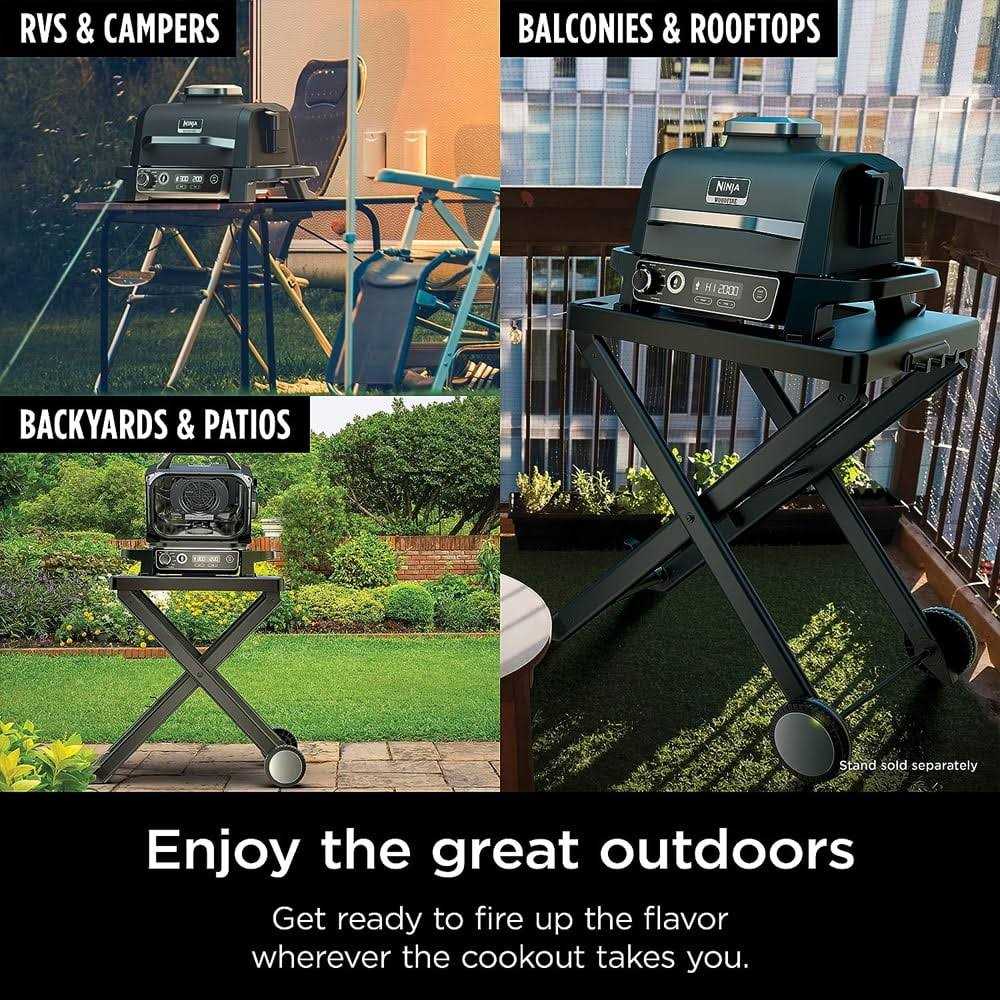 Ninja Woodfire Outdoor Grill & Smoker 7-in-1 Master Grill