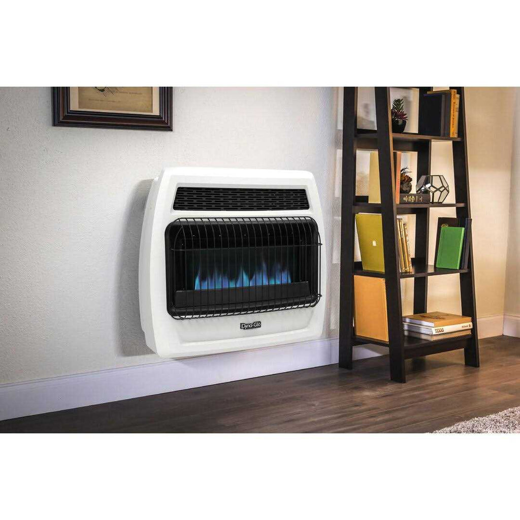 Dyna-Glo 30,000 BTU Blue Flame Vent Free Liquid Propane Thermostatic Wall Heater BFSS30LPT-4P
