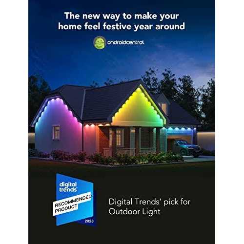 Govee Permanent Outdoor Lights Smart RGBIC Outdoor Lights with 75 Scene Modes