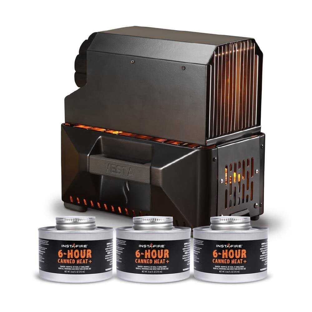 Insta-Fire Vesta Self-Powered Camping Indoor/Outdoor Heater & Stove