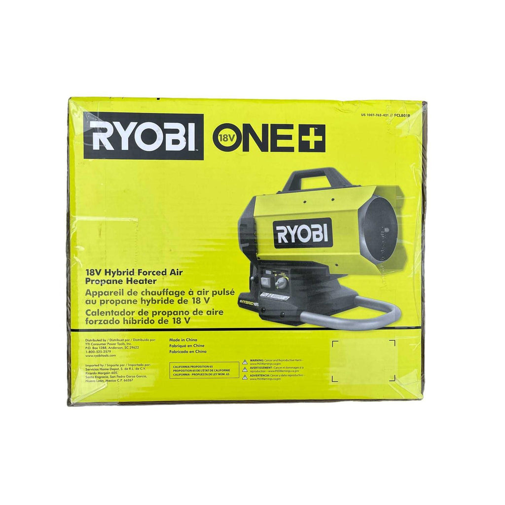 RYOBI ONE+ 18V Cordless Hybrid Forced Air Propane Heater