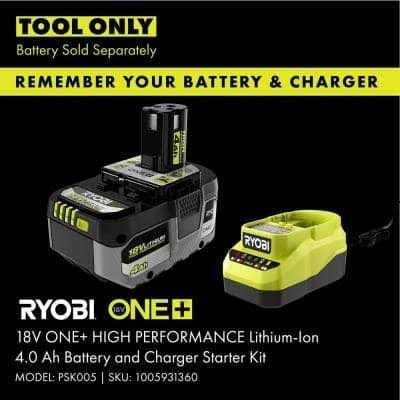 RYOBI ONE+ HP 18V Brushless 10 in. Battery Chainsaw with 4.0